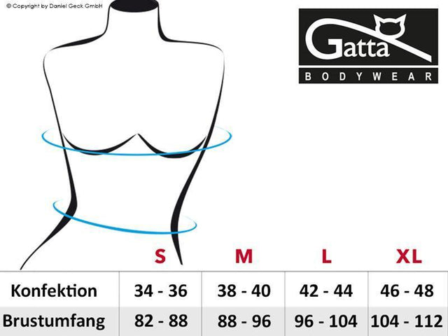 Gatta Body Roxy |  Langarmbody aus Viskose mit schönem V-Ausschnitt - GATTA FASHION