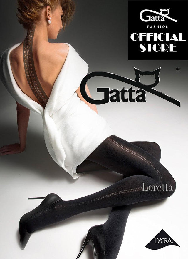 Gatta Loretta 100 | 50DEN | gemusterte Strumpfhose - GATTA FASHION