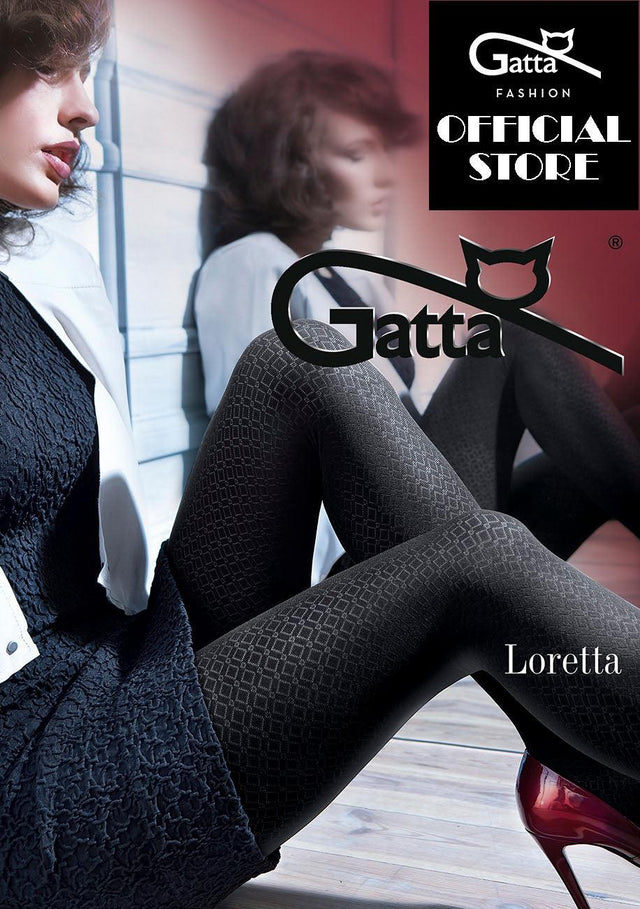 Gatta Loretta 107 | 50DEN | gemusterte Strumpfhose - GATTA FASHION