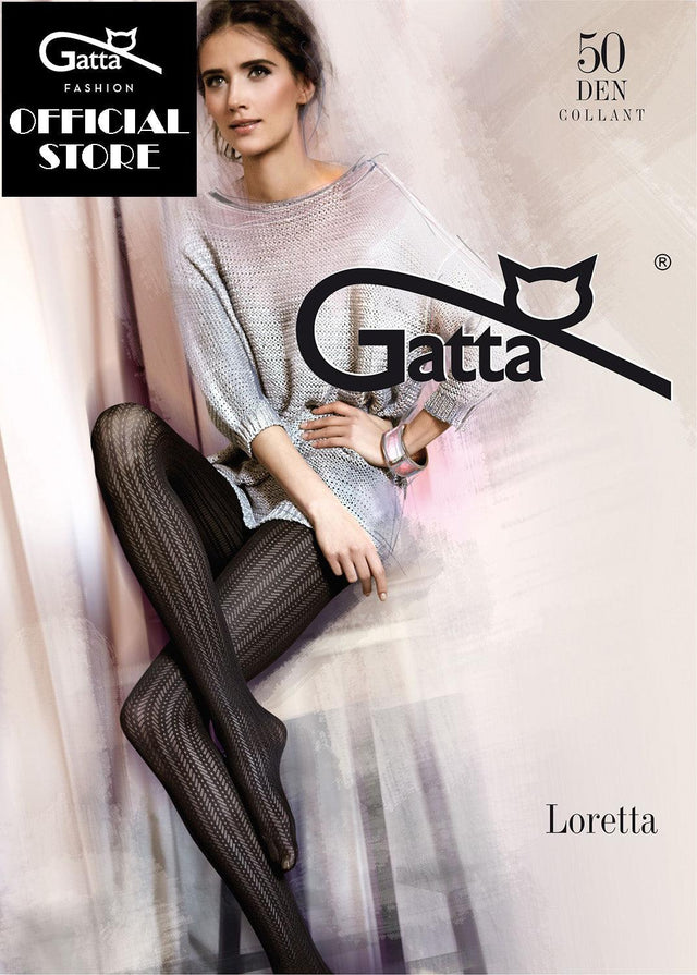 Gatta Loretta 96 | 50DEN | gemusterte Strumpfhose - GATTA FASHION