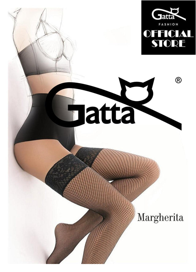 Gatta Margherita 01 | halterlose Netzstrümpfe - GATTA FASHION