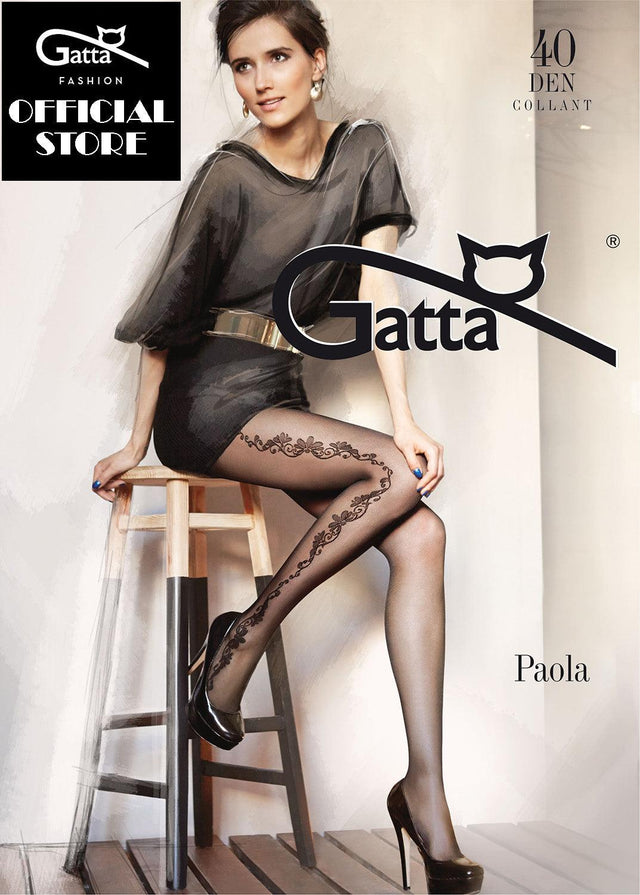 Gatta Paola 46 | 40DEN | gemusterte Feinstrumpfhose - GATTA FASHION