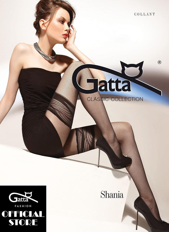 Gatta Shania 02 Bikini Fantasia | gemusterte Strumpfhose - GATTA FASHION