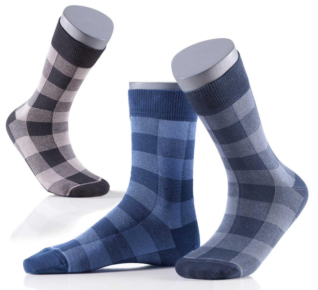 Perfect Men Socken | 6er Pack | Karo Socken - GATTA FASHION