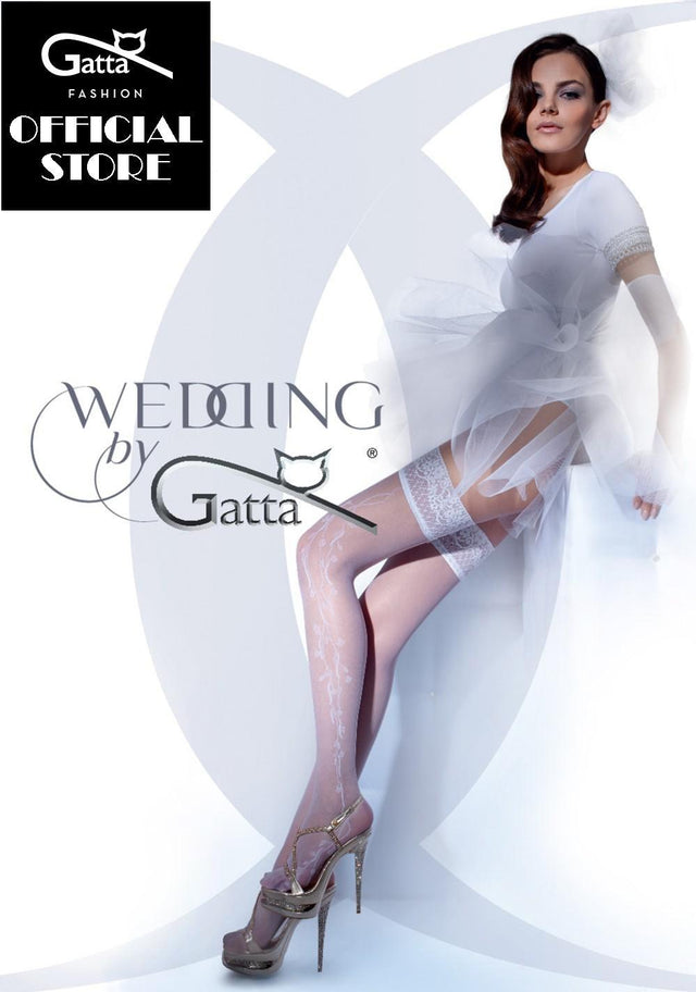 Gatta Wedding Lavinia 09 | halterlose Hochzeitsstrümpfe - GATTA FASHION