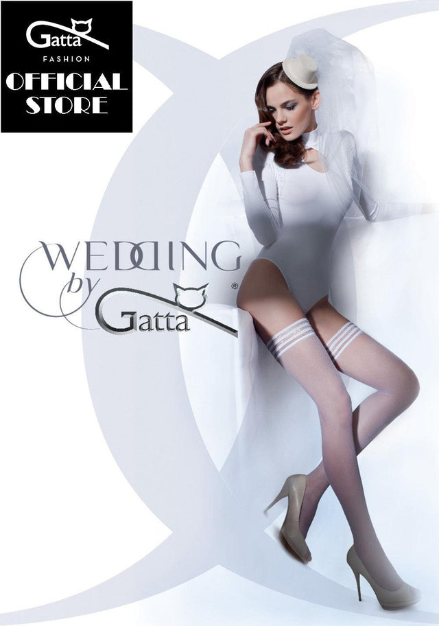 Gatta Wedding Michelle 02 | halterlose Hochzeitsstrümpfe - GATTA FASHION