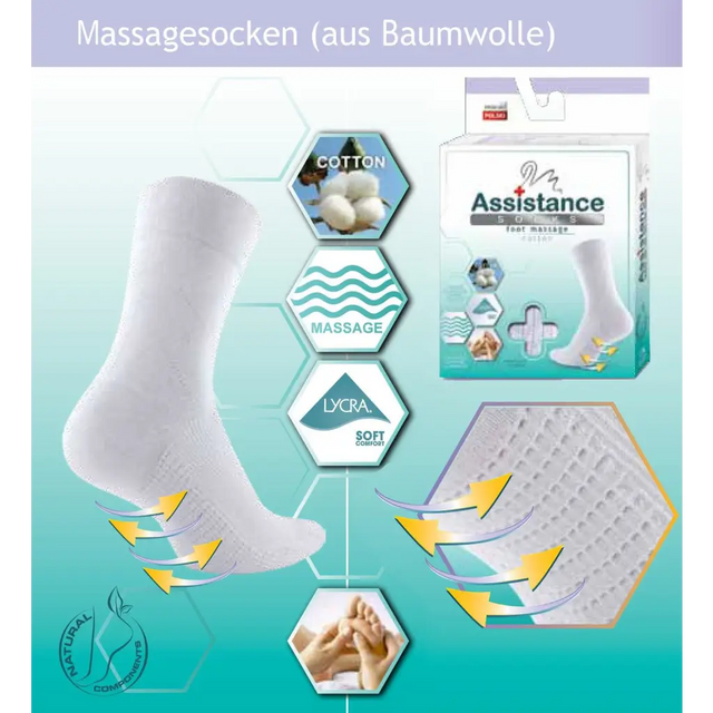Assistance Damen Massagesocken | 2er Pack | - GATTA FASHION