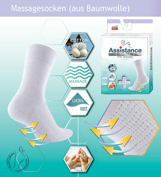 Assistance Herren Massagesocken | 2er Pack | - GATTA FASHION