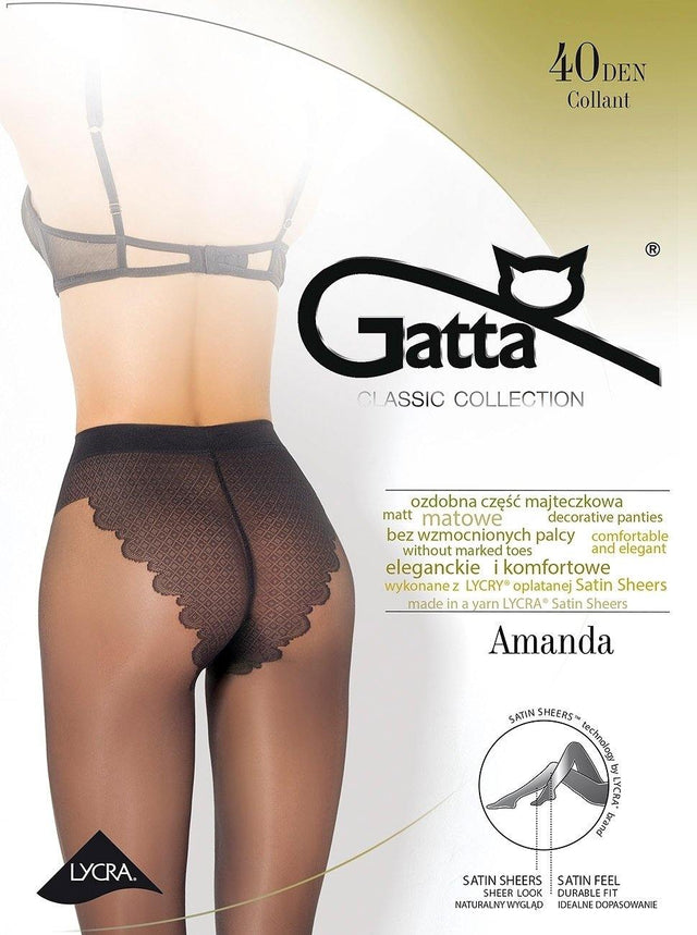 Gatta Amanda | 40DEN | Feinstrumpfhose mit Panty - GATTA FASHION
