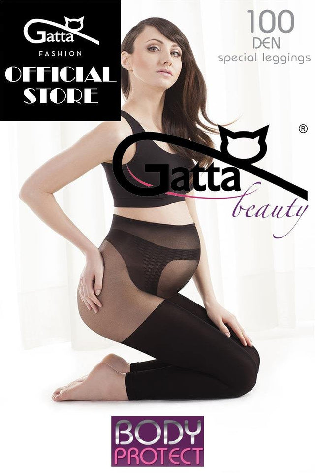 Gatta Body Protect Leggings | 100den | Schwangerschafts-Leggings elastisch - GATTA FASHION