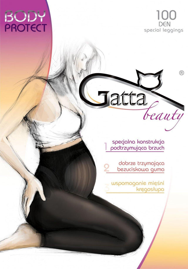 Gatta Body Protect Leggings | 100den | Schwangerschafts-Leggings elastisch - GATTA FASHION