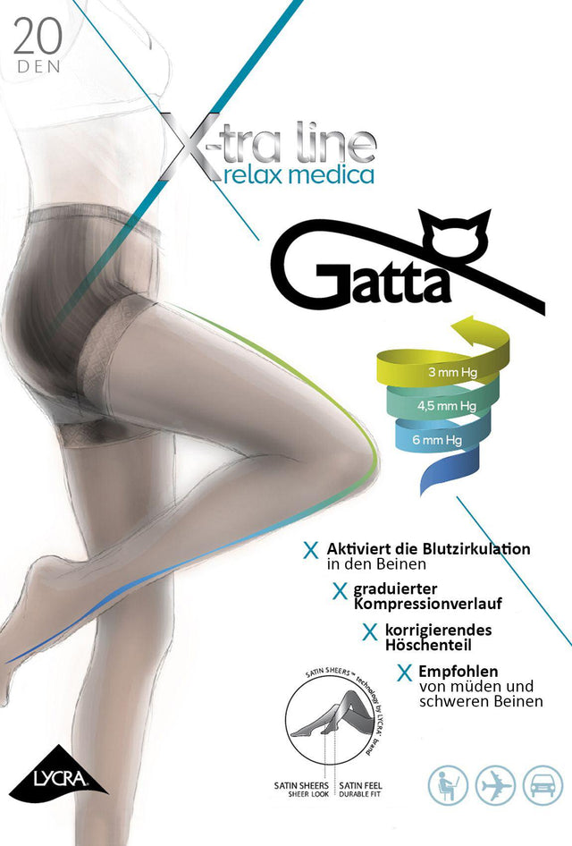 Gatta Body Relax Medica | 20DEN | Komfort-Strumpfhose mit leichter Kompression - GATTA FASHION