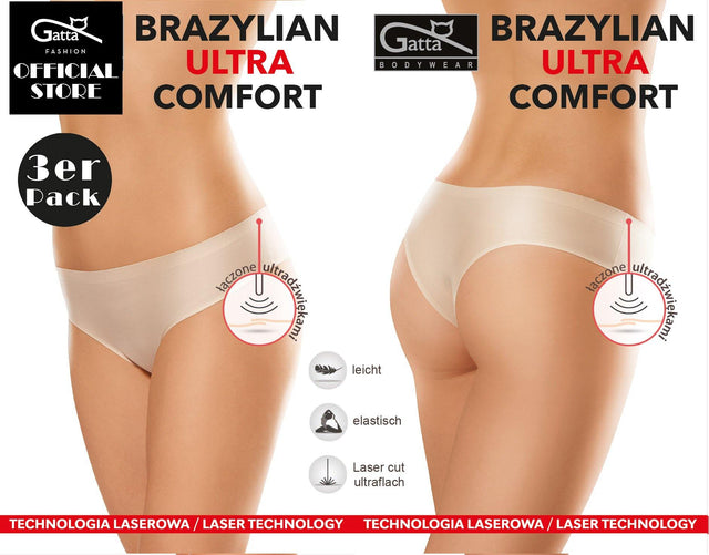 Gatta Brazilian Comfort | 3er Vorteilspack | - GATTA FASHION