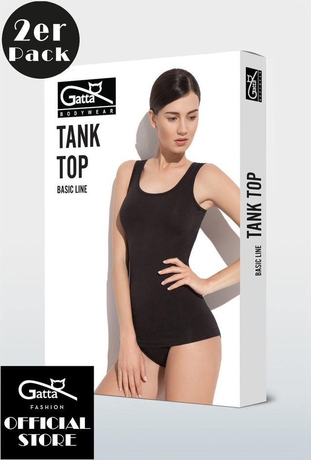Gatta Damen Tank Top Shirt | 2er Pack | Microfaser - GATTA FASHION