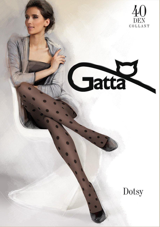 Gatta Dotsy 05 | 40DEN | gepunktete Strumpfhose - GATTA FASHION