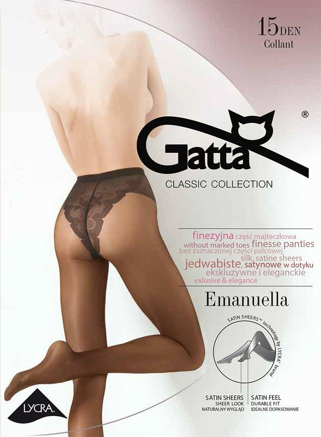 Gatta Emanuella 15DEN | Feinstrumpfhose mit Panty - GATTA FASHION