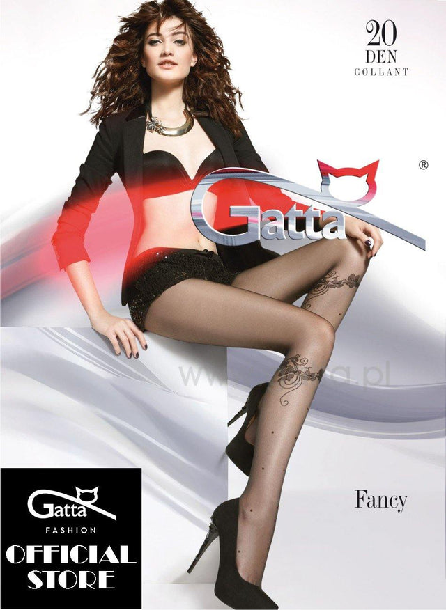 Gatta Fancy 02 | 20DEN | gemusterte Feinstrumpfhose - GATTA FASHION