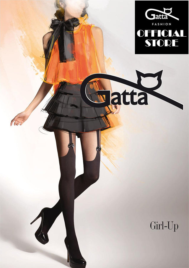 Gatta Girl-Up 18 | gemusterte Strumpfhose Overknee - GATTA FASHION