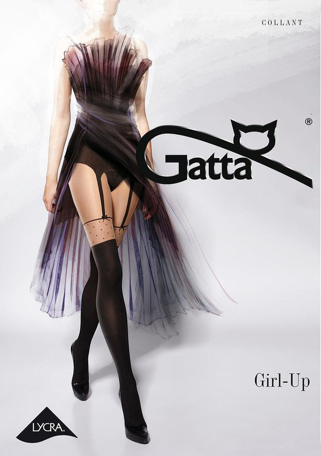 Gatta Girl-Up 22 | 20/60DEN | gemusterte Strumpfhose - GATTA FASHION