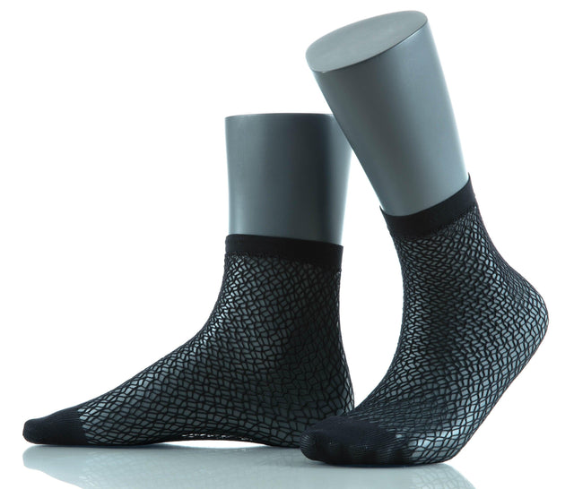 Gatta Jacquard Netzsöckchen 25 | elegante Socken mit einem schönen Muster - GATTA FASHION