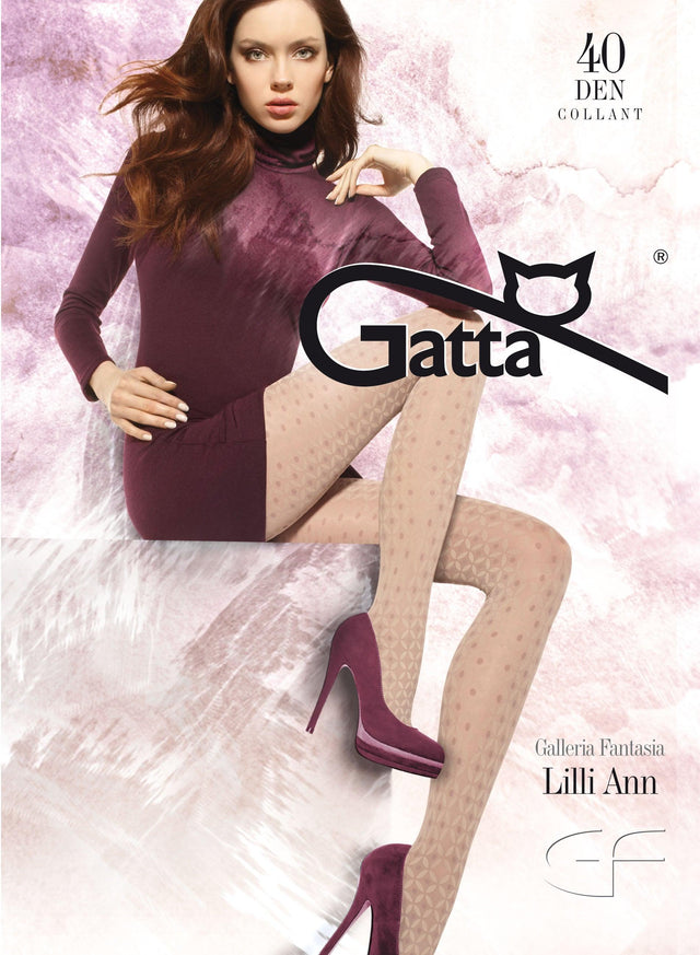 Gatta Lilli Ann 28 | 40DEN | gemusterte Strumpfhose - GATTA FASHION