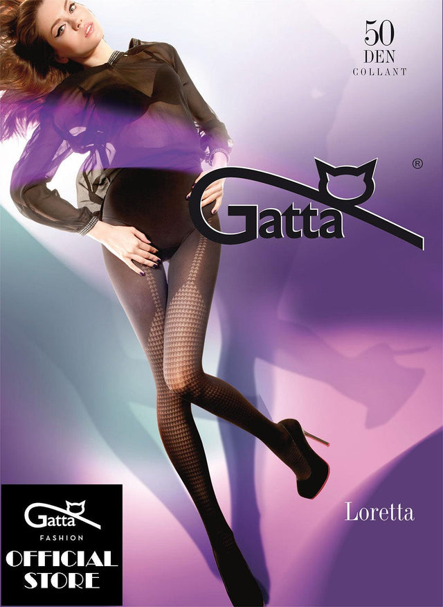 Gatta Loretta 88 | 50DEN | gemusterte Strumpfhose - GATTA FASHION