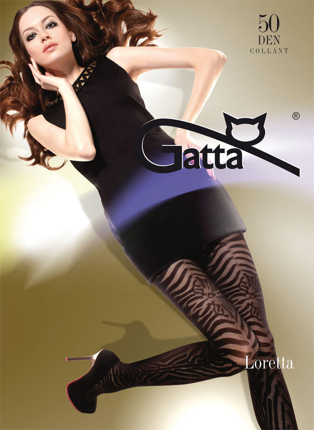 Gatta Loretta 92 | 50DEN | gemusterte Strumpfhose - GATTA FASHION