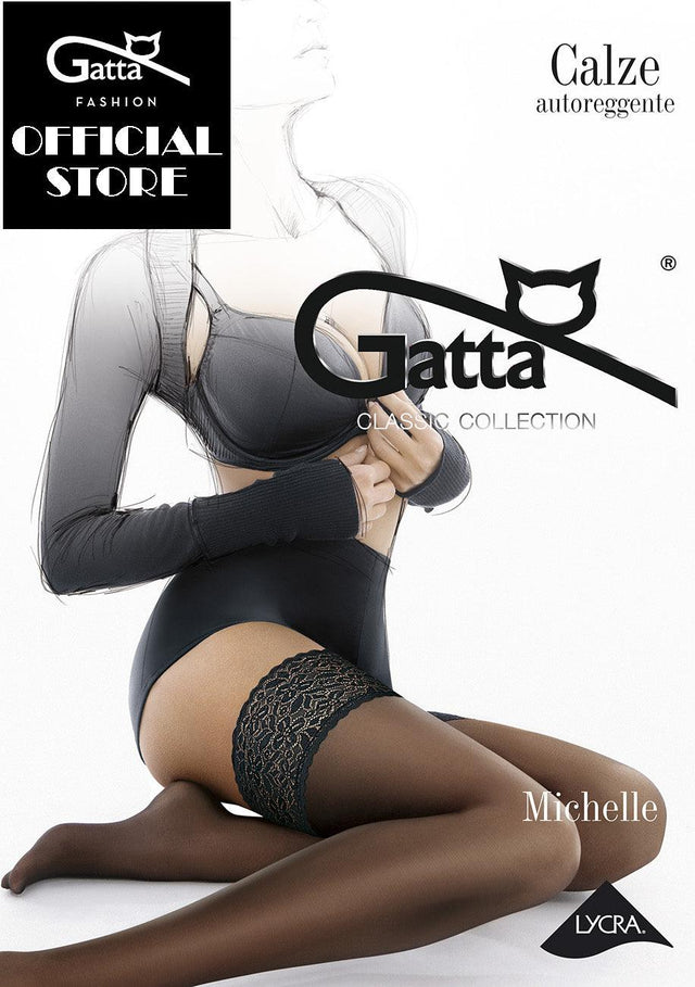 Cat Tights - Opaque Tights with Sheer Cat Details - LORETTA 113 - Gatta Wear