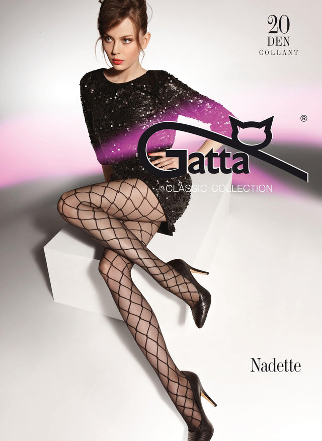 Gatta Nadette 01 | 20DEN | gemusterte Strumpfhose - GATTA FASHION