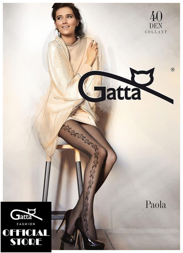 Gatta Paola 49 | 40DEN | gemusterte Feinstrumpfhose - GATTA FASHION