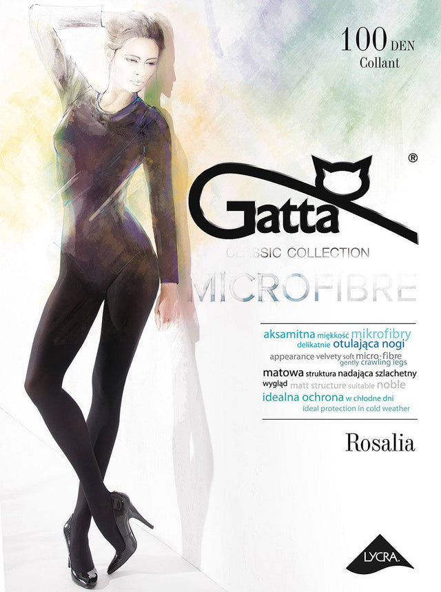 Gatta Rosalia 100den | Strumpfhose blickdicht elastisch bequem - GATTA FASHION