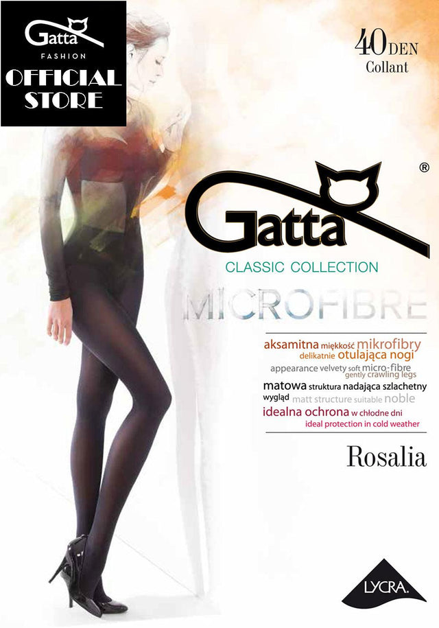 Gatta Womens SOLID BLACK TIGHTS  Blackout Tights with COMFORTABLE Elastic  Lace Waistband SOFTI-COMFI 140 [Made in Europe], Black, 2 : :  Clothing, Shoes & Accessories