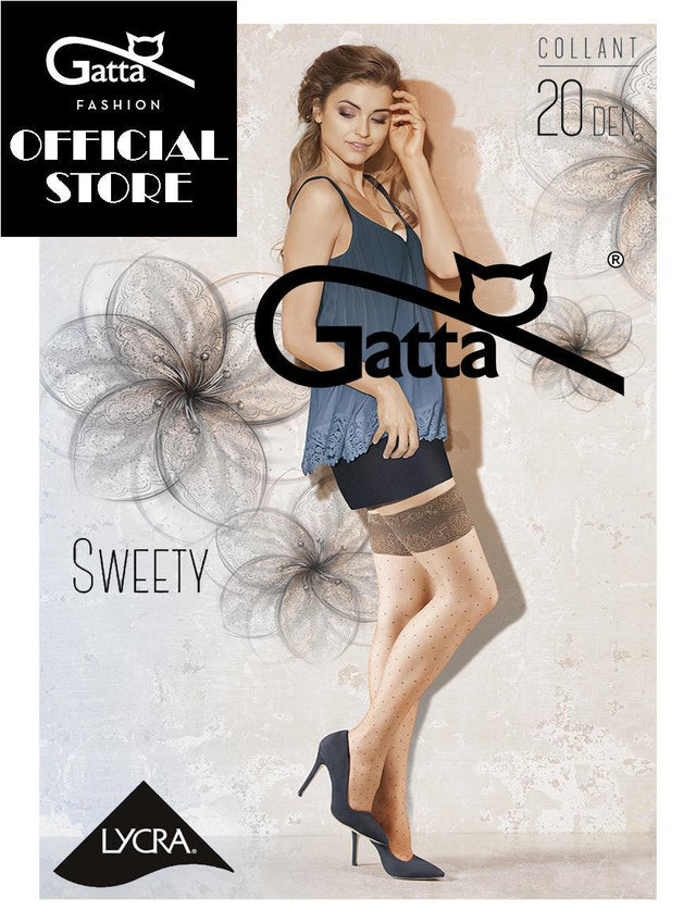 Gatta Sweety 13 | 20DEN | gemusterte Strumpfhose - GATTA FASHION