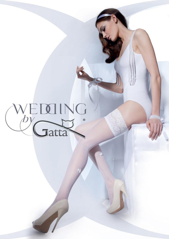 Gatta Wedding Bella Donna 02 | halterlose Hochzeitsstrümpfe - GATTA FASHION