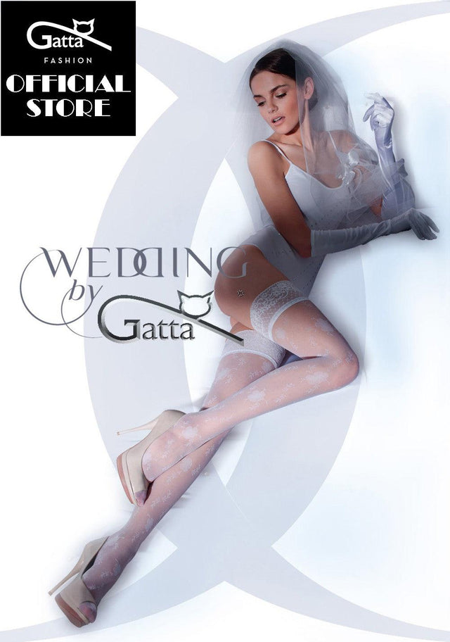 Gatta Wedding Lavinia 06 | halterlose Hochzeitsstrümpfe - GATTA FASHION