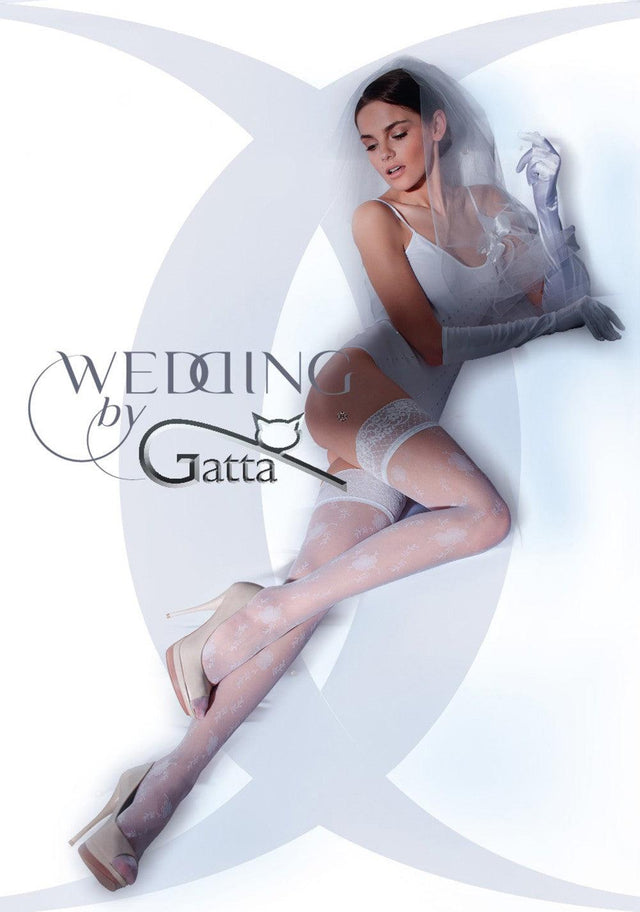 Gatta Wedding Lavinia 06 | halterlose Hochzeitsstrümpfe - GATTA FASHION